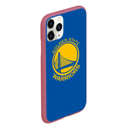 Чехол для iPhone 11 Pro Max матовый Golden State Warriors - фото 2