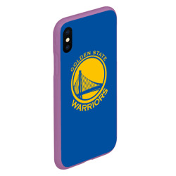 Чехол для iPhone XS Max матовый Golden State Warriors - фото 2