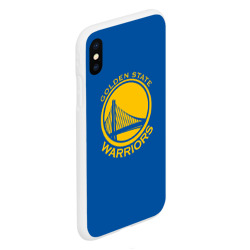 Чехол для iPhone XS Max матовый Golden State Warriors - фото 2