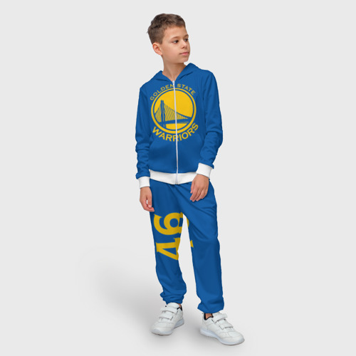 Детский костюм 3D Golden State Warriors, цвет белый - фото 3