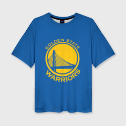 Женская футболка oversize 3D Golden State Warriors