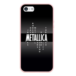 Чехол для iPhone 5/5S матовый Участники группы Metallica