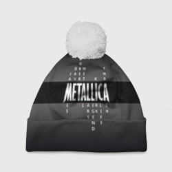 Шапка 3D c помпоном Участники группы Metallica