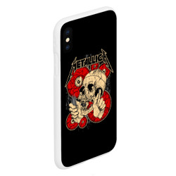 Чехол для iPhone XS Max матовый Metallica - фото 2