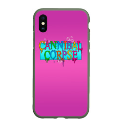 Чехол для iPhone XS Max матовый Cannibal Corpse