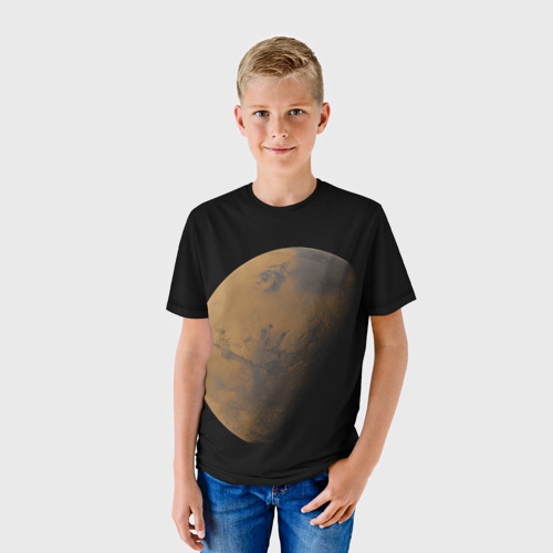 Детская футболка 3D Марс, цвет 3D печать - фото 3