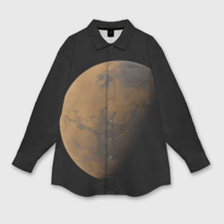 Мужская рубашка oversize 3D Марс