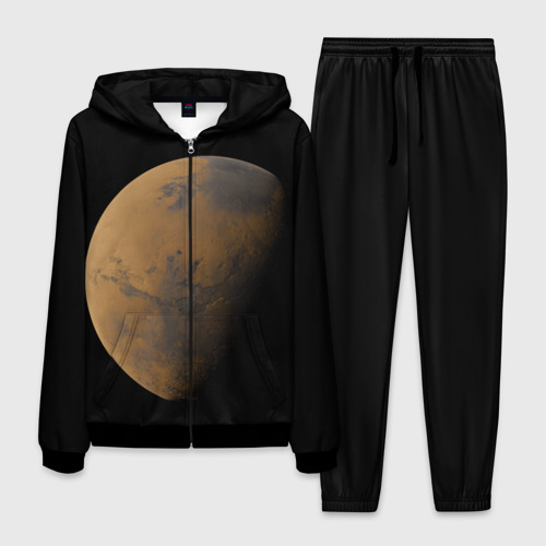 Мужской костюм 3D Марс, цвет черный