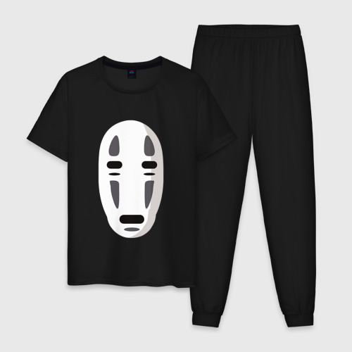 Мужская пижама хлопок Безликий Бог Каонаси 2, цвет черный