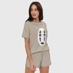 Женская пижама с шортиками хлопок Безликий Бог Каонаси 2 - фото 2