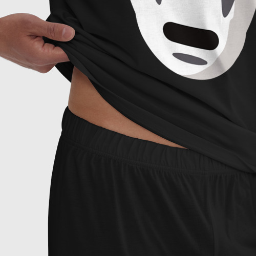 Мужская пижама хлопок Безликий Бог Каонаси 2, цвет черный - фото 6