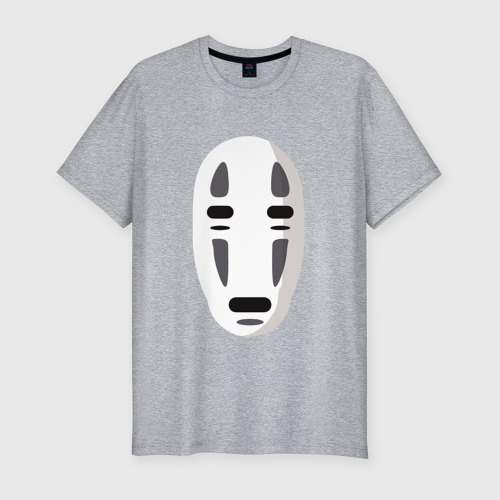 Мужская футболка хлопок Slim Безликий Бог Каонаси 2, цвет меланж