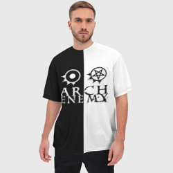 Мужская футболка oversize 3D Arch Enemy - фото 2