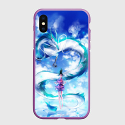 Чехол для iPhone XS Max матовый Унесенные призраками 7