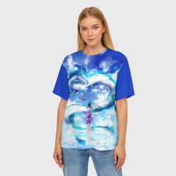 Женская футболка oversize 3D Унесенные призраками 7 - фото 2