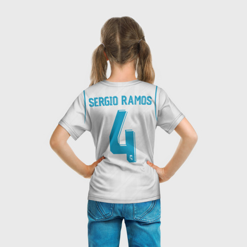 Детская футболка 3D Ramos 17-18, цвет 3D печать - фото 6