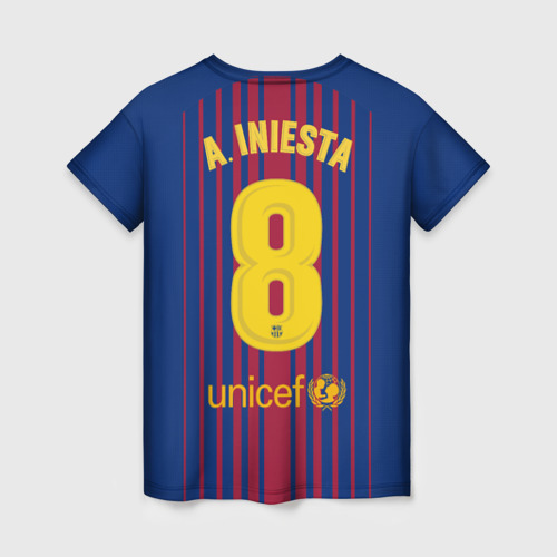 Женская футболка 3D Iniesta 17-18 - фото 2