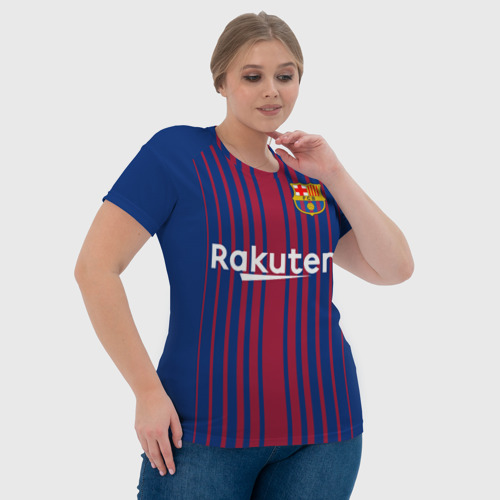 Женская футболка 3D Iniesta 17-18 - фото 6