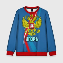 Детский свитшот 3D Герб Игорь