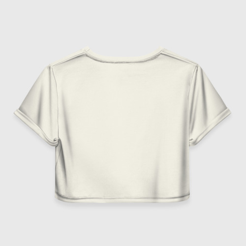 Женская футболка Crop-top 3D Король моря, цвет 3D печать - фото 2