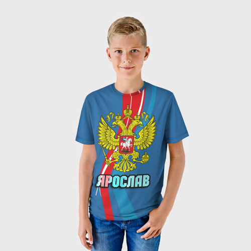 Детская футболка 3D Герб Ярослав - фото 3