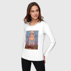 Женский лонгслив хлопок Славя - фото 2