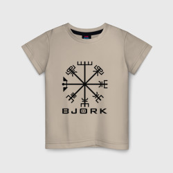 Детская футболка хлопок Bjork тату