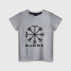 Детская футболка хлопок Bjork тату