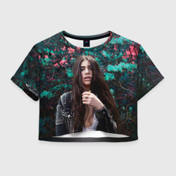 Женская футболка Crop-top 3D Dua Lipa