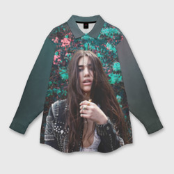 Мужская рубашка oversize 3D Dua Lipa