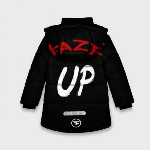 Зимняя куртка для девочек 3D Cs:go - FaZe Clan 2018, цвет черный - фото 2