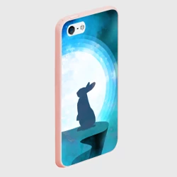 Чехол для iPhone 5/5S матовый Влюбленная зайка - фото 2