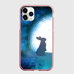 Чехол для iPhone 11 Pro Max матовый Влюбленный зайчик