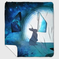 Плед с рукавами Влюбленный зайчик