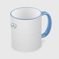 Кружка с полной запечаткой Mercedes Benz carbon