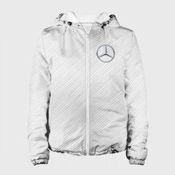 Женская куртка 3D Mercedes Benz carbon