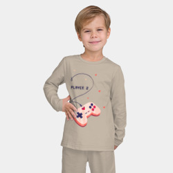Детская пижама с лонгсливом хлопок Perfect team - фото 2