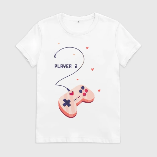 Женская футболка хлопок с принтом Perfect team, вид спереди #2