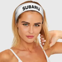 Повязка на голову 3D Subaru Субару - фото 2