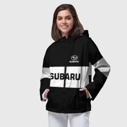 Женская ветровка 3D Subaru Субару - фото 2