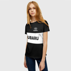 Женская футболка 3D Subaru Субару - фото 2