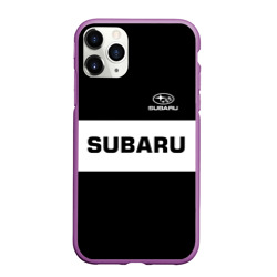 Чехол для iPhone 11 Pro Max матовый Subaru Субару