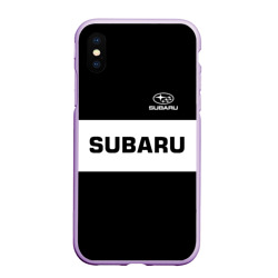 Чехол для iPhone XS Max матовый Subaru Субару