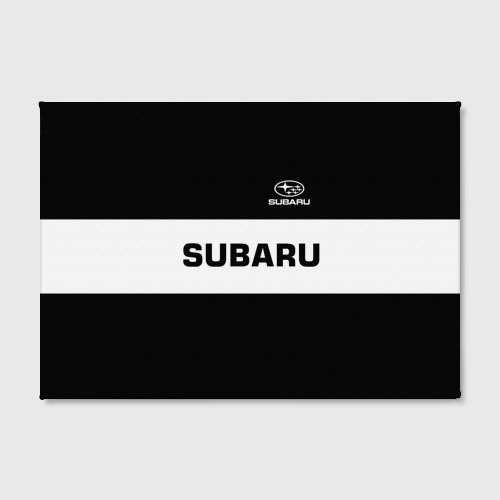 Холст прямоугольный Subaru Субару, цвет 3D печать - фото 2