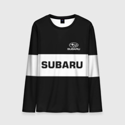 Мужской лонгслив 3D Subaru Субару