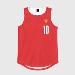 Мужская спортивная майка 3D Сергей Белов: сборная СССР по баскетболу