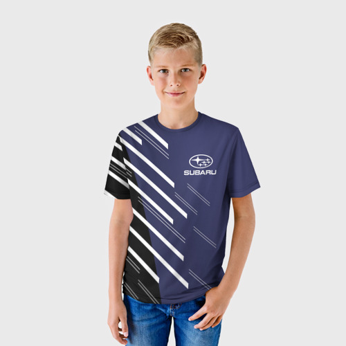 Детская футболка 3D SUBARU SPORT, цвет 3D печать - фото 3