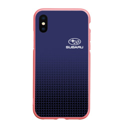 Чехол для iPhone XS Max матовый Subaru sport