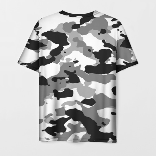 Мужская футболка 3D FC Juventus Camouflage, цвет 3D печать - фото 2