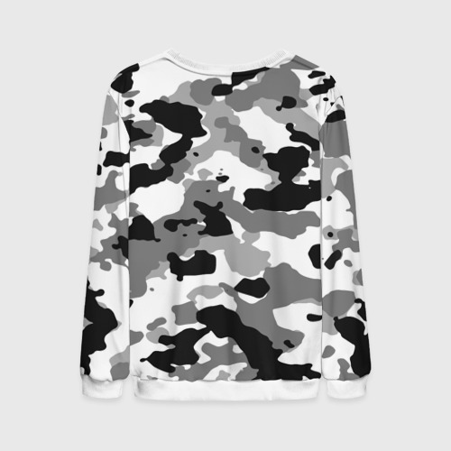 Мужской свитшот 3D FC Juventus Camouflage, цвет белый - фото 2